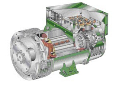 蒲县发电机内部结构图